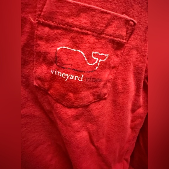Vineyard Vines Red Long Sleeve Tee TShirt Sz 2T - Picture 2 of 5